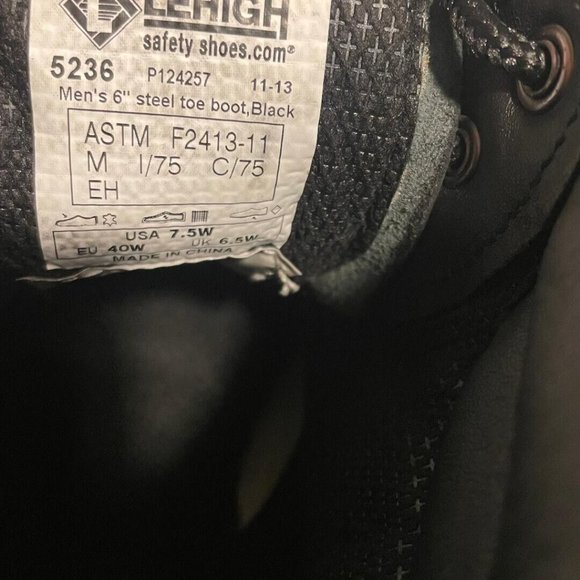 Lehigh safety steel toe boots main image 4
